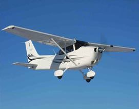 Cessna 172 (ночной полет)